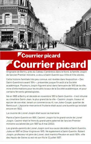 Courrier picard jospin