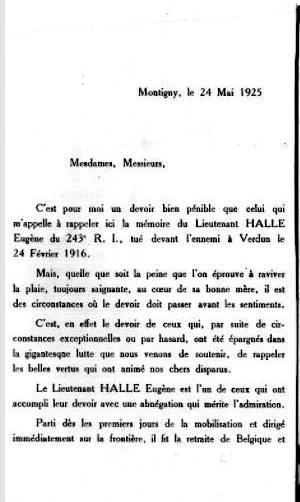 Legion d honneur 1925 halle eugene11